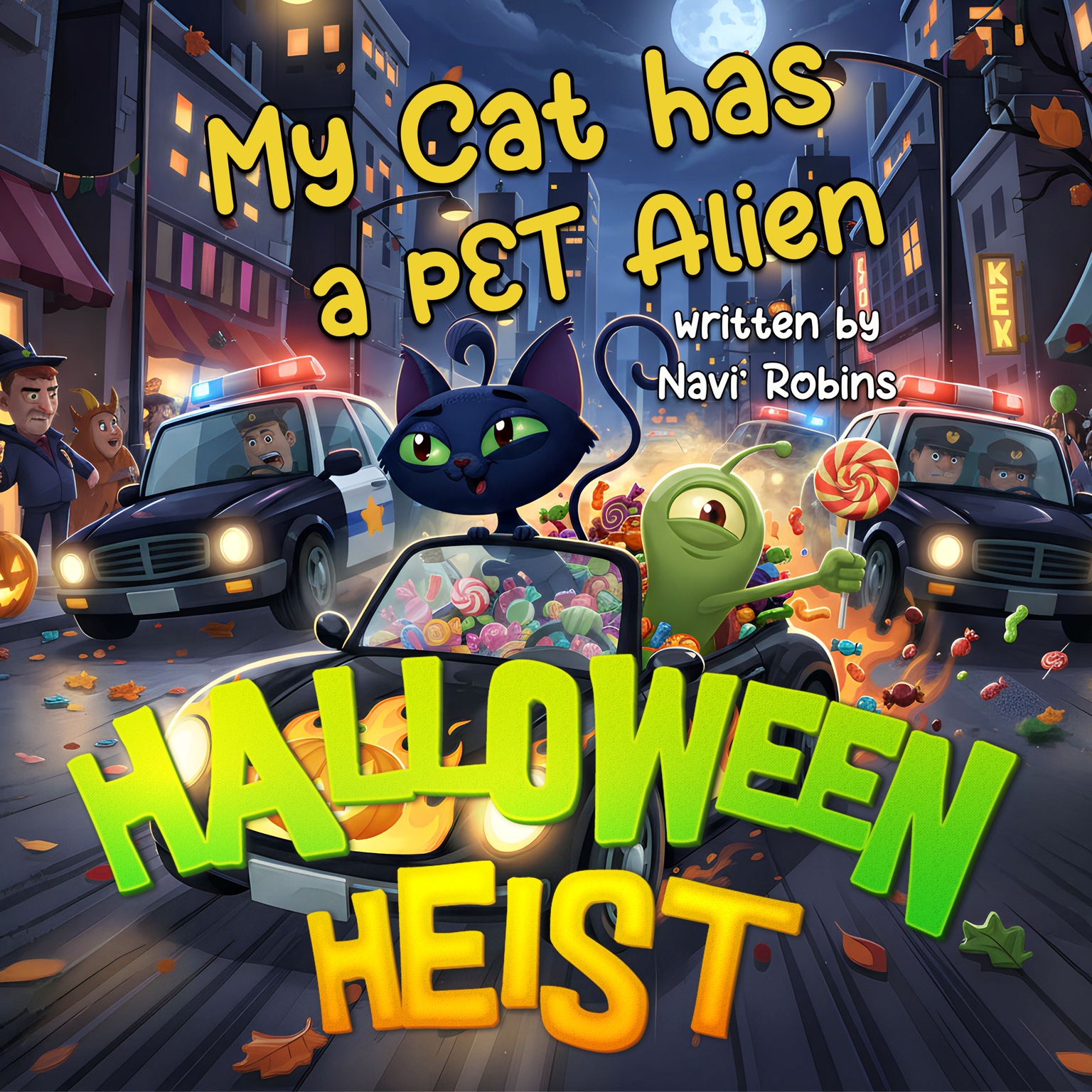 My Cat Has a Pet Alien: Halloween Heist